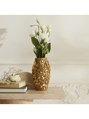 Karaca Home Coretta Gold Vazo 11X19 cm