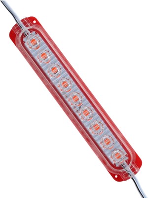 Tek Renk Kırmızı Modül LED 14*32.5 2835 24 Volt 2.4 Watt (K246)