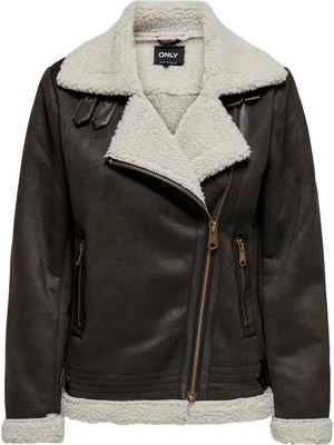 Only Kadın Mont Kahverengi 15304775 Onlnewdıana Avıator