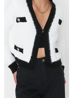 Ersefa Kadın Modern Tarz V Yaka Triko Hırka