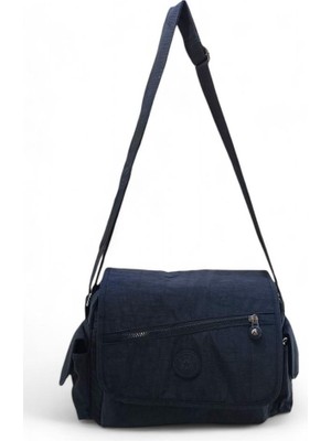 Baginn Kadın Postacı Omuz Okul Çantası Klinkır Çapraz Askılı Çok Cepli Su Itici Hafif Kumaş 30*25 cm