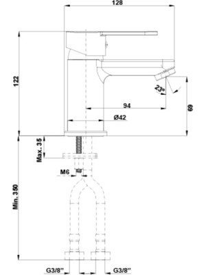 Roca Gala Teza Lavabo Bataryası Krom G3852000