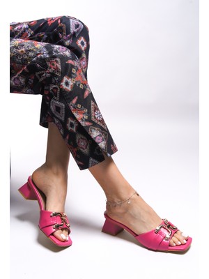 Riccon Kiavriah Kadın Topuklu Terlik 001211