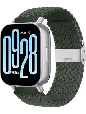 Sneezy Xiaomi Redmi Watch 5 Active/Redmi 5 Lite Uyumlu Metal Klips Solo Fiberlink Örgü Kordon