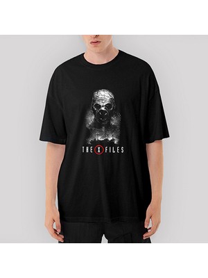 Crows Gate The x Files Oversize Siyah Tişört