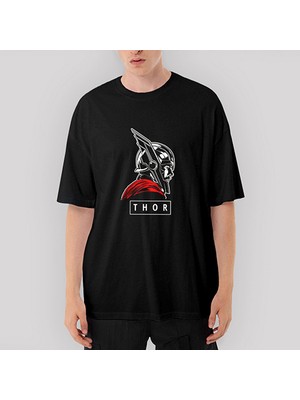 Crows Gate Thor Ragnarok 2 Oversize Siyah Tişört