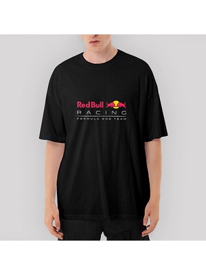 Crows Gate Redbul Racing Team Oversize Siyah Tişört