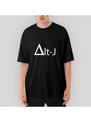 Crows Gate Alt J Oversize Siyah Tişört