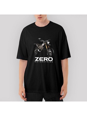Crows Gate Zero Fx Oversize Siyah Tişört