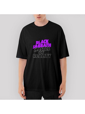 Crows Gate Black Sabbath Master Of Reality Oversize Siyah Tişört