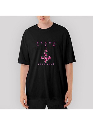 Crows Gate Brand New Farewell Cross Oversize Siyah Tişört