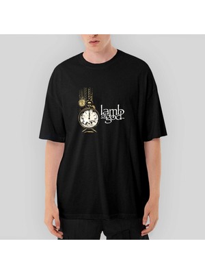 Crows Gate Lamb Of God Live In Richmond Oversize Siyah Tişört