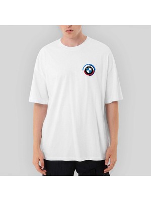 Crows Gate Bmw New Logo 2023 Oversize Beyaz Tişört