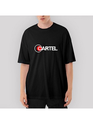 Crows Gate Cartel Oversize Siyah Tişört