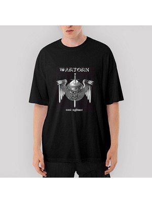 Crows Gate War Torn Iconic Nightmare Oversize Siyah Tişört