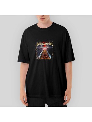 Crows Gate Megadeth Endgame Oversize Siyah Tişört