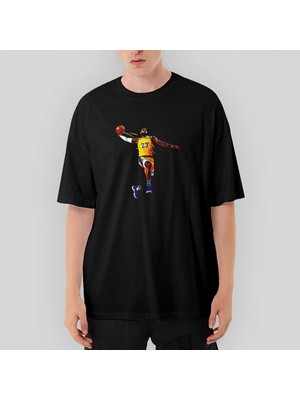 Crows Gate Lebron J. Color Oversize Siyah Tişört