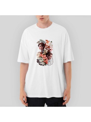 Crows Gate The Last Of Us 2 Fan Oversize Beyaz Tişört