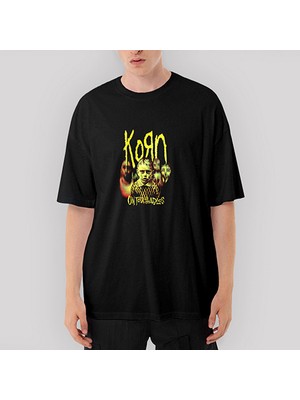 Crows Gate Korn Untouchables Oversize Siyah Tişört