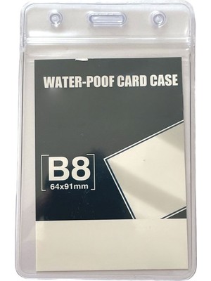 Stormistoretr Waterproof Kart Kabı 1 Adet Dikey 64x91 mm Esnek Su Geçirmez Özellikte