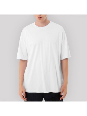 Crows Gate Shotokan Karate Logo Oversize Beyaz Tişört