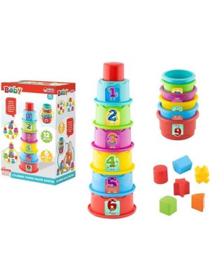 Bebek Silindir Kule Buk Tak Oyunu