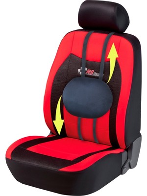 Araç Ortopedik Oval Bel Sırt Minderi