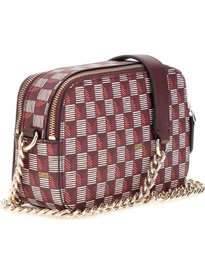 Guess Bordo Kadın Çapraz Çanta HWJT9344140-CTG