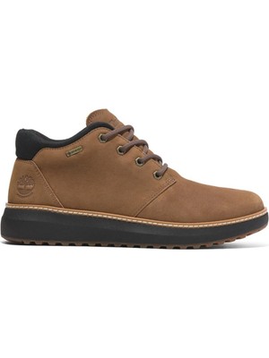 Timberland Deri Kızıl Kahve Erkek Günlük Ayakkabı Hudson Road Mıd Lace Up Gtx Chukka