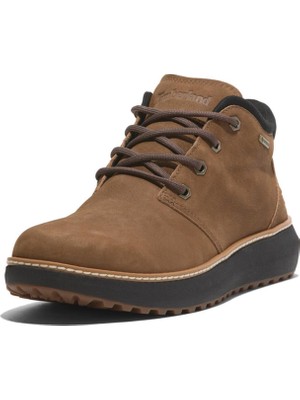 Timberland Deri Kızıl Kahve Erkek Günlük Ayakkabı Hudson Road Mıd Lace Up Gtx Chukka