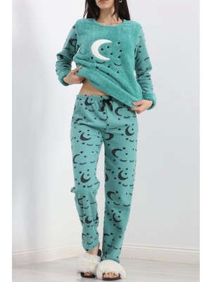 Kazax Polar Pijama Takımı Mint1 - 19200.1048.