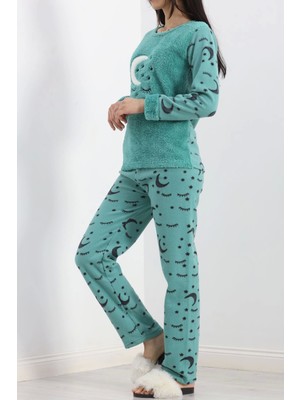 Kazax Polar Pijama Takımı Mint1 - 19200.1048.