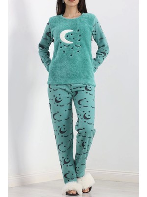 Kazax Polar Pijama Takımı Mint1 - 19200.1048.