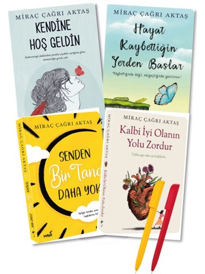 Kalbi İyi Olanın Yolu Zordur / Kendine Hoş Geldin / Hayat Kaybettiğin Yerden Başlar / Senden Bir Tane Daha Yok - Miraç Çağrı Aktaş + Alfa Kalem