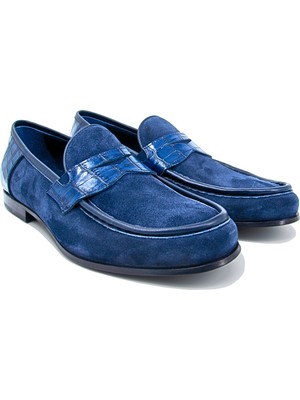 Trust Shoes Kuşaklı Navy Erkek Casual Ayakkabı