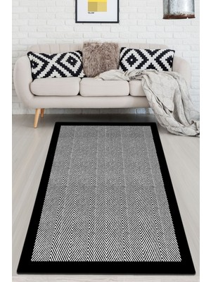 Barley Black Dekoratif Halı Djt