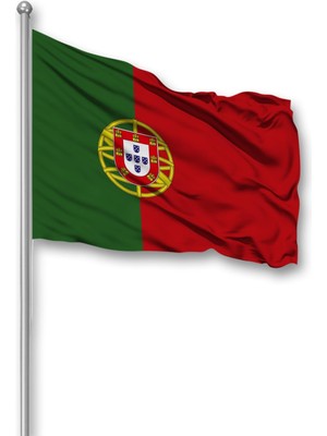 Bilsan Bayrak Portekiz Ülke Bayrağı 1. Kalite Raşel Kumaş 70x105 Cm