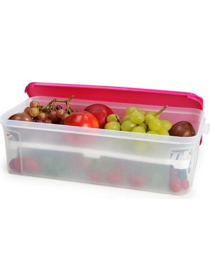 Geseus Moon Star Meyvelik Sebzelik Iki Bölmeli Hava Geçirmez 6 LITRE-PR600