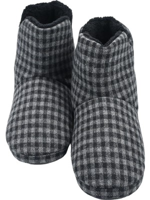 Sia Çanta Eva Comfortline Kaymaz Taban Içi Kürklü  , Uzun Konçlu ,  Suet Kumaş Üşümeyen Ayaklar Için Sıçacık  Panduf