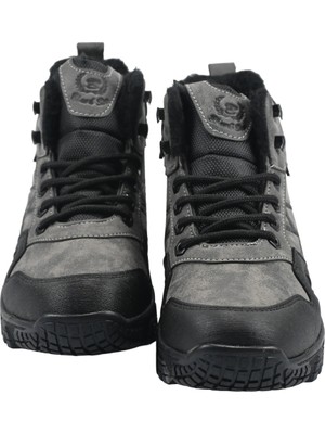 Sia Çanta Boot's Bağçıklı Nubuk Deri  Ortapedik  & Anatomik Sağlam Kaymaz Tabanlı Uzun Konçlu Içi Kürklü Nefes Alan Çocuk  Bot