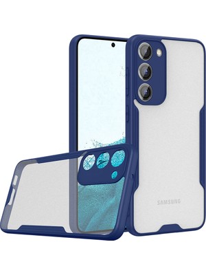 ZORE Galaxy S23 Kılıf Zore Parfe Kapak-Lacivert