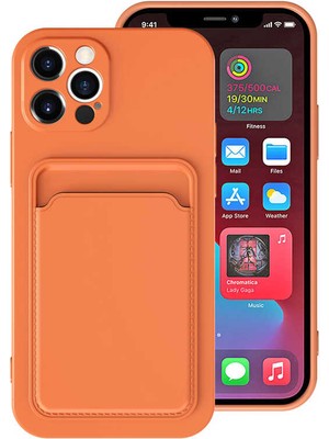 ZORE Apple iPhone 12 Pro Kılıf ​​zore Ofix Kapak-Turuncu
