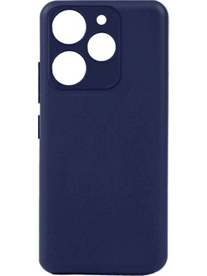 ZORE Tecno Spark 10 Pro Kılıf Zore Biye Silikon-Lacivert