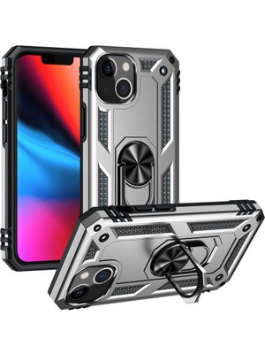 ZORE Apple iPhone 13 Mini Kılıf Zore Vega Kapak-Gri