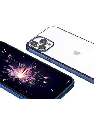 ZORE Apple iPhone 13 Pro Max Kılıf Zore Pixel Kapak-Lacivert