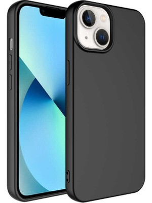 ZORE Apple iPhone 14 Plus Uyumlu Zore Mara Laaakan Kapak-Siyah