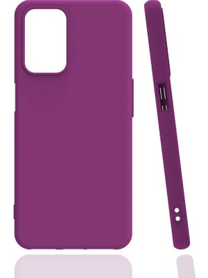 ZORE Oppo A55 4g Kılıf Zore Biye Silikon-Mor