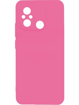 ZORE Xiaomi Redmi 12C Kılıf Zore Biye Silikon-Pembe