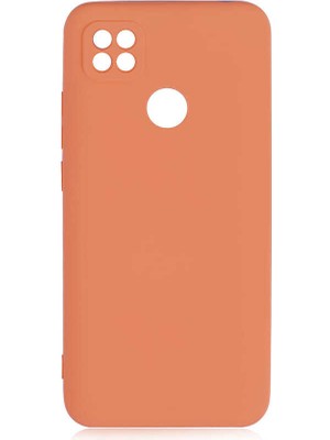 ZORE Xiaomi Redmi 9c Kılıf Zore Mara Laaakan Kapak-Turuncu