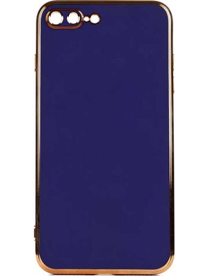 ZORE Apple iPhone 8 Plus Kılıf Zore Bark Kapak-Lacivert